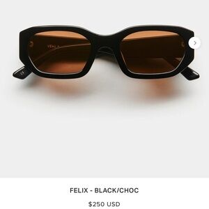 VEHLA Felix Black chocolate lenses Sunglasses